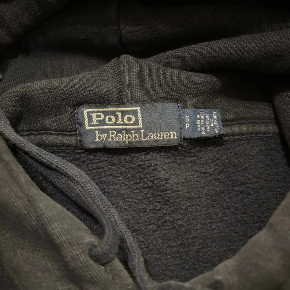 Polo Ralph Lauren x MLB NY Yankees Navy Blue Chenille Patch Hoodie Mens Small